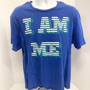 Kenneth Cole Reaction “I am Me” blue Shirt Sz. XXL